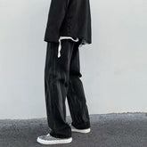 Men Jeans Loose Straight Straight-Leg Wide-Leg Pants